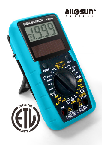 Picture of EM366A, SOLAR POWERED DIGITAL MULTIMETER